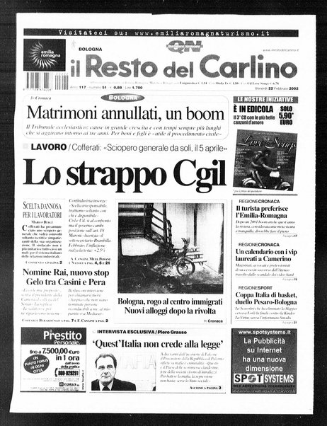 Il Resto del Carlino : giornale dell'Emilia